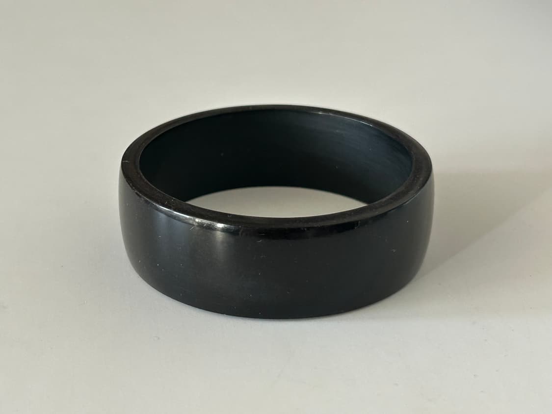 블랙 와이드 미니멀 뱅글 상품이미지1