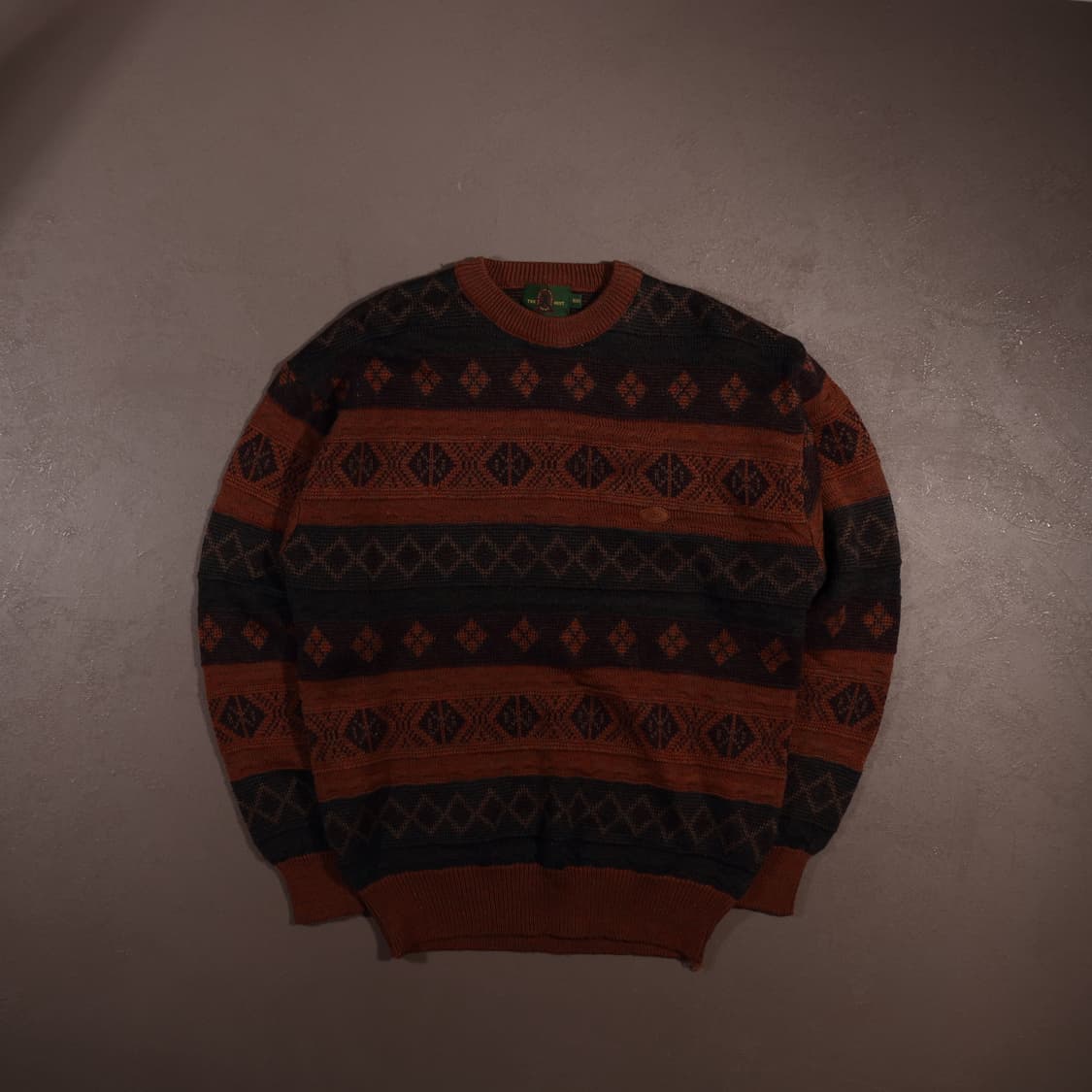 헌트 빈티지 패턴 스웨터 상품이미지1