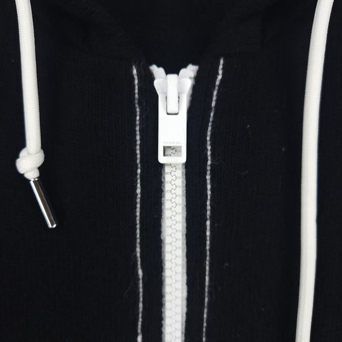 [남95]디젤 울혼방 니트 후드 집업[Y63-094] 상품이미지5