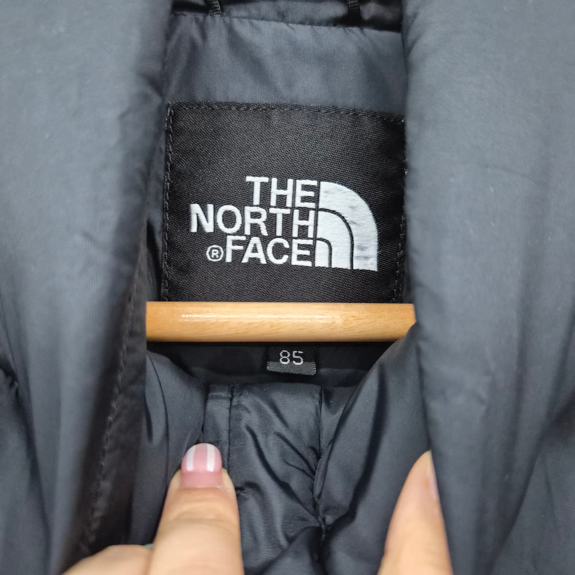 노스페이스 700 눕시 패딩 회색/블랙 남성 XS 상품이미지4