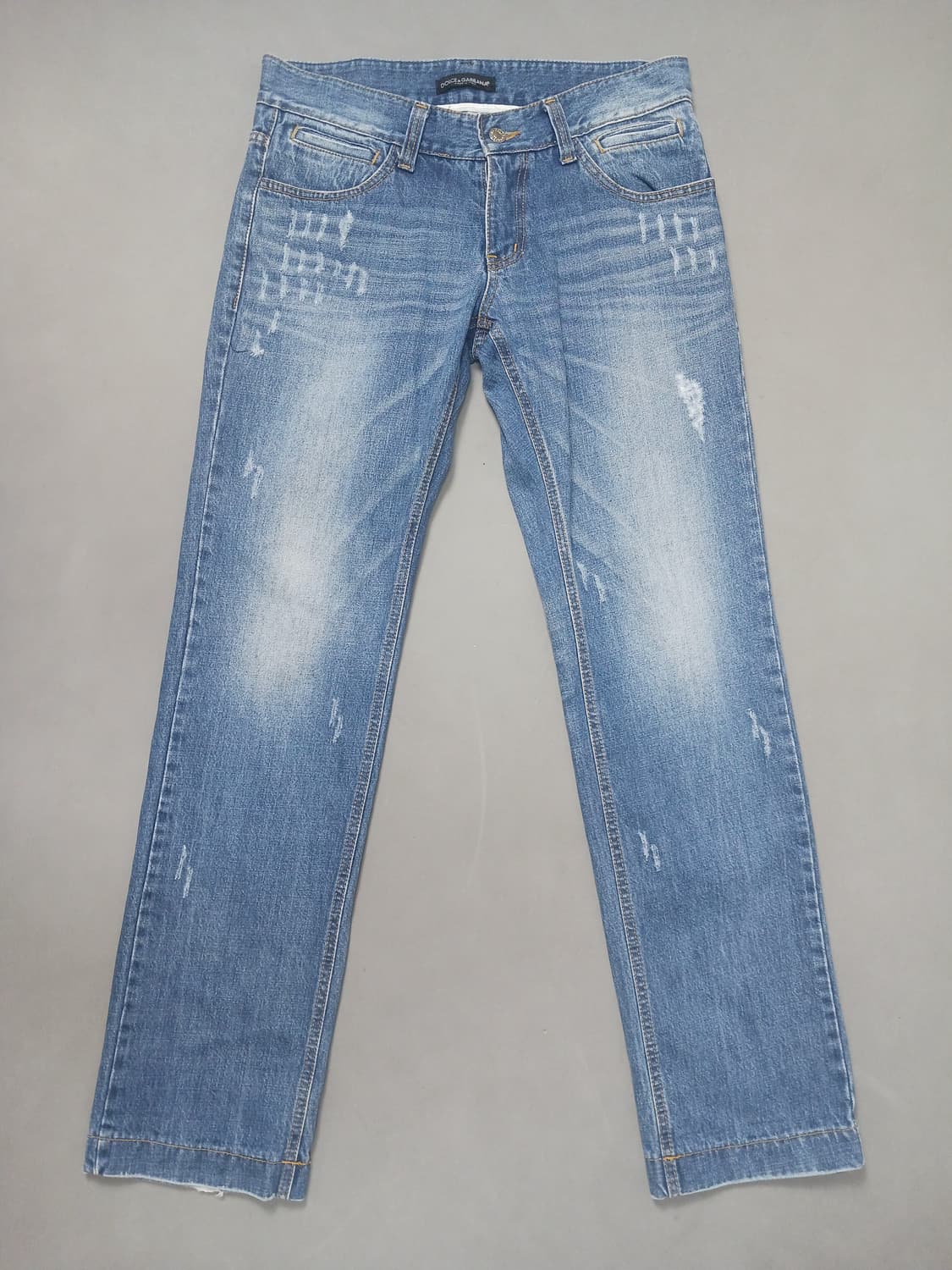 [32] 돌체앤가바나 스크래치 스트레이트진 청바지 상품이미지1