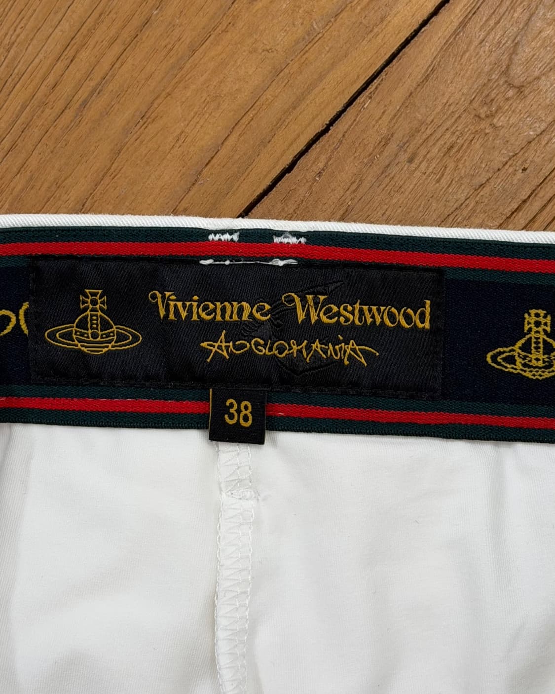 비비안 웨스트우드 화이트 앵글로매니아 골프 미니 스커트 상품이미지7