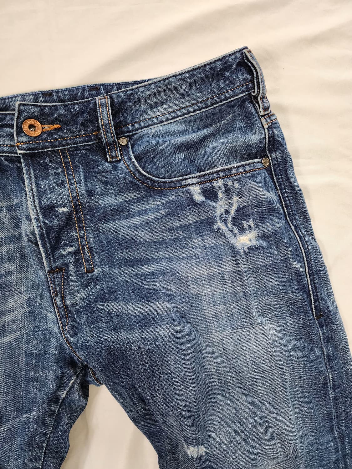 디젤 자티니 데미지 부츠컷 팬츠 상품이미지3