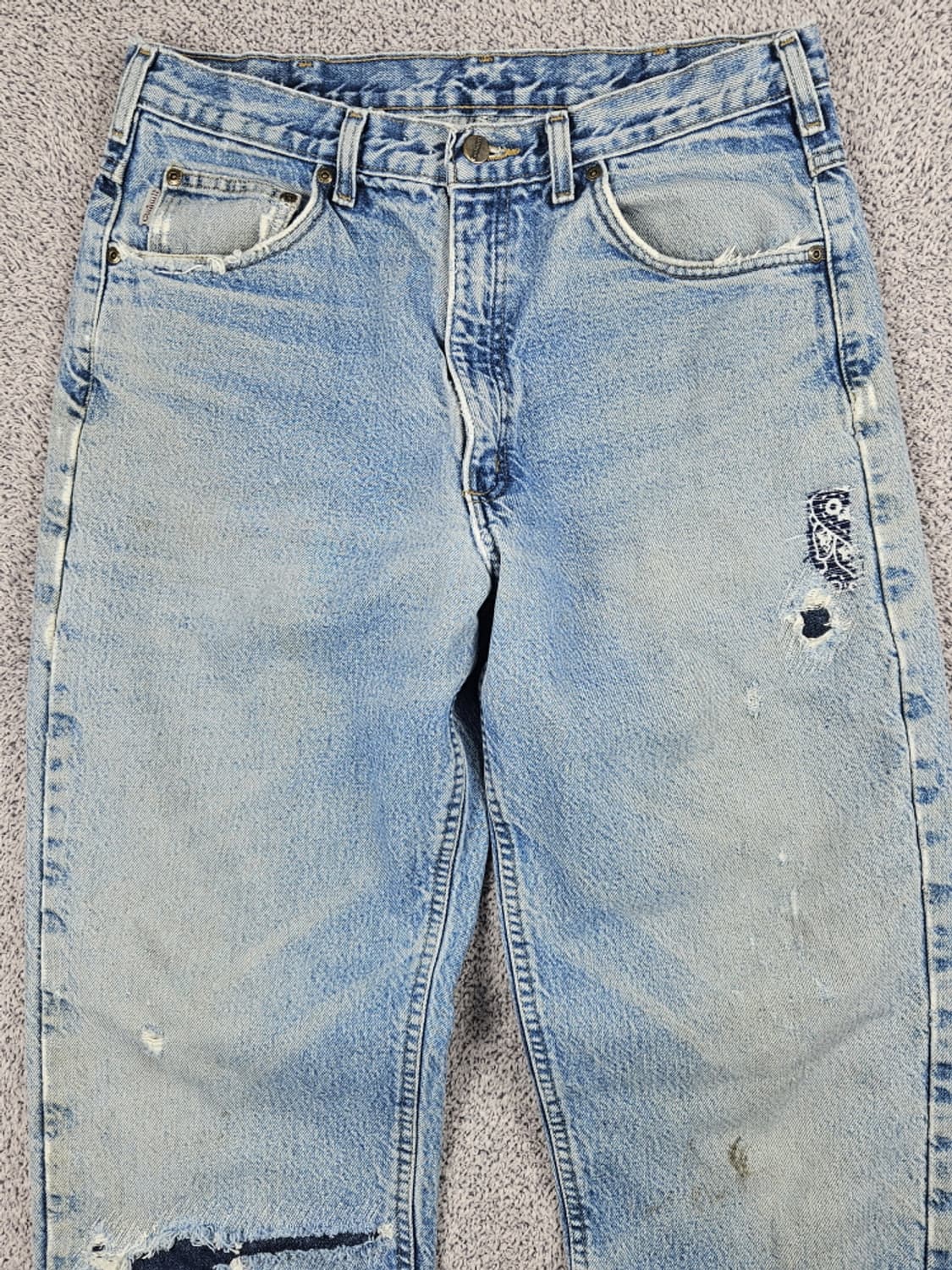 칼하트 헤비 플란넬 리페어 데님 워크 팬츠 ( 34X32 )/ 10121 상품이미지6