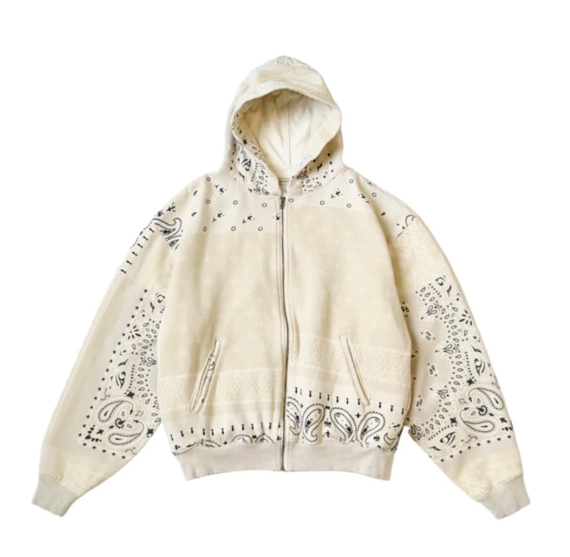 캐피탈 플리스 반다나 비부악 후드 블루종 상품이미지1