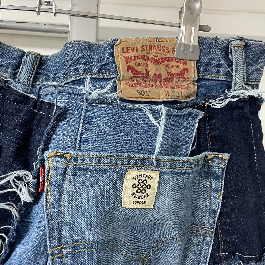 리바이스 501 리워크 데님 팬츠 32 상품이미지4