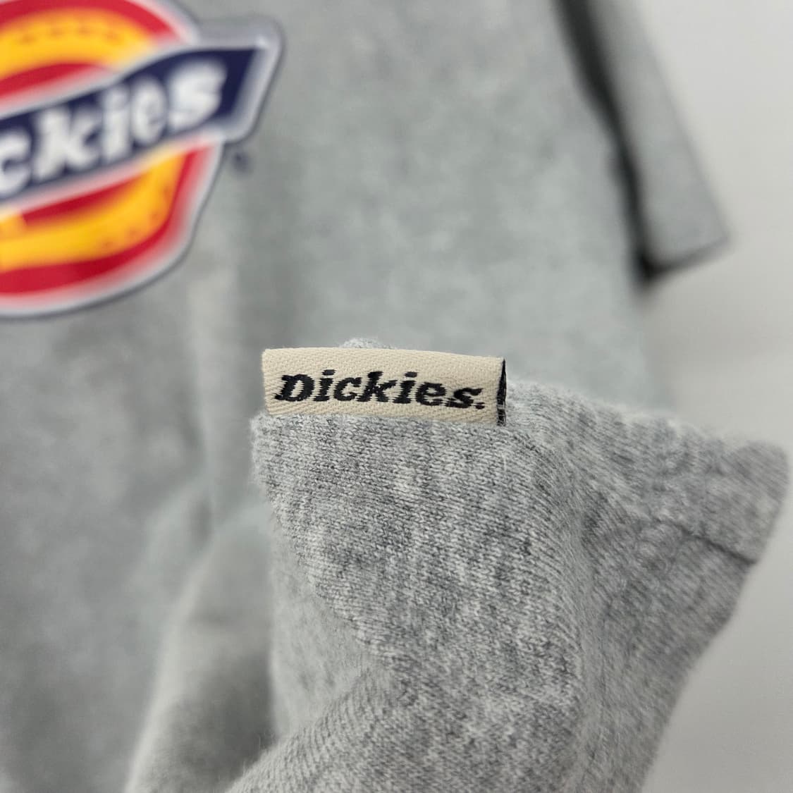 디키즈 로고 반팔 티셔츠 회색 남L 상품이미지3