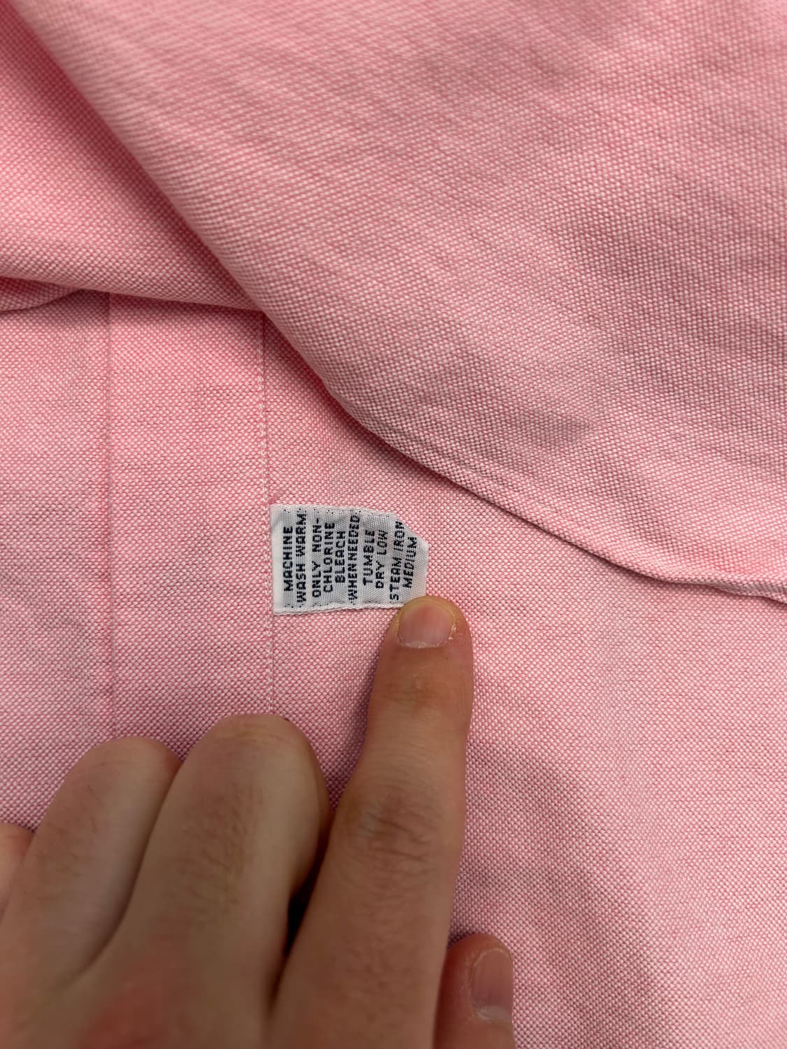 폴로(Polo)랄프로렌 핑크 옥스포드 셔츠 상품이미지5