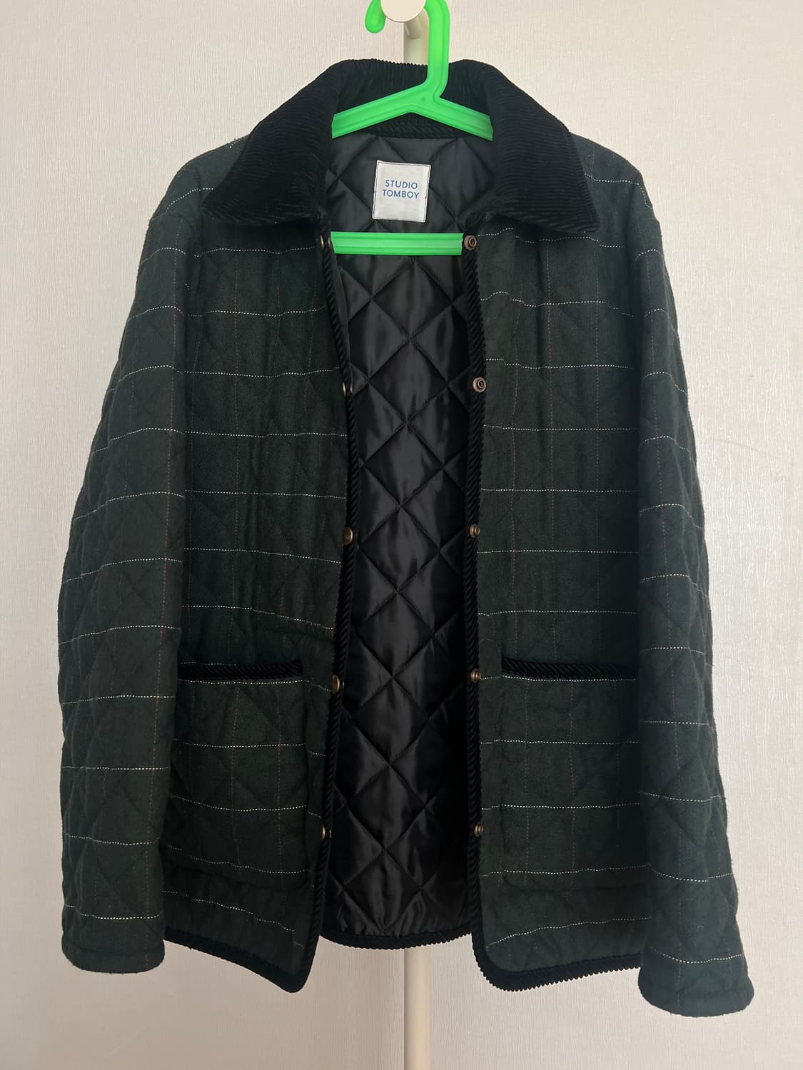 STUDIO TOMBOY Corduroy-Collar Quilted Ch 상품이미지3