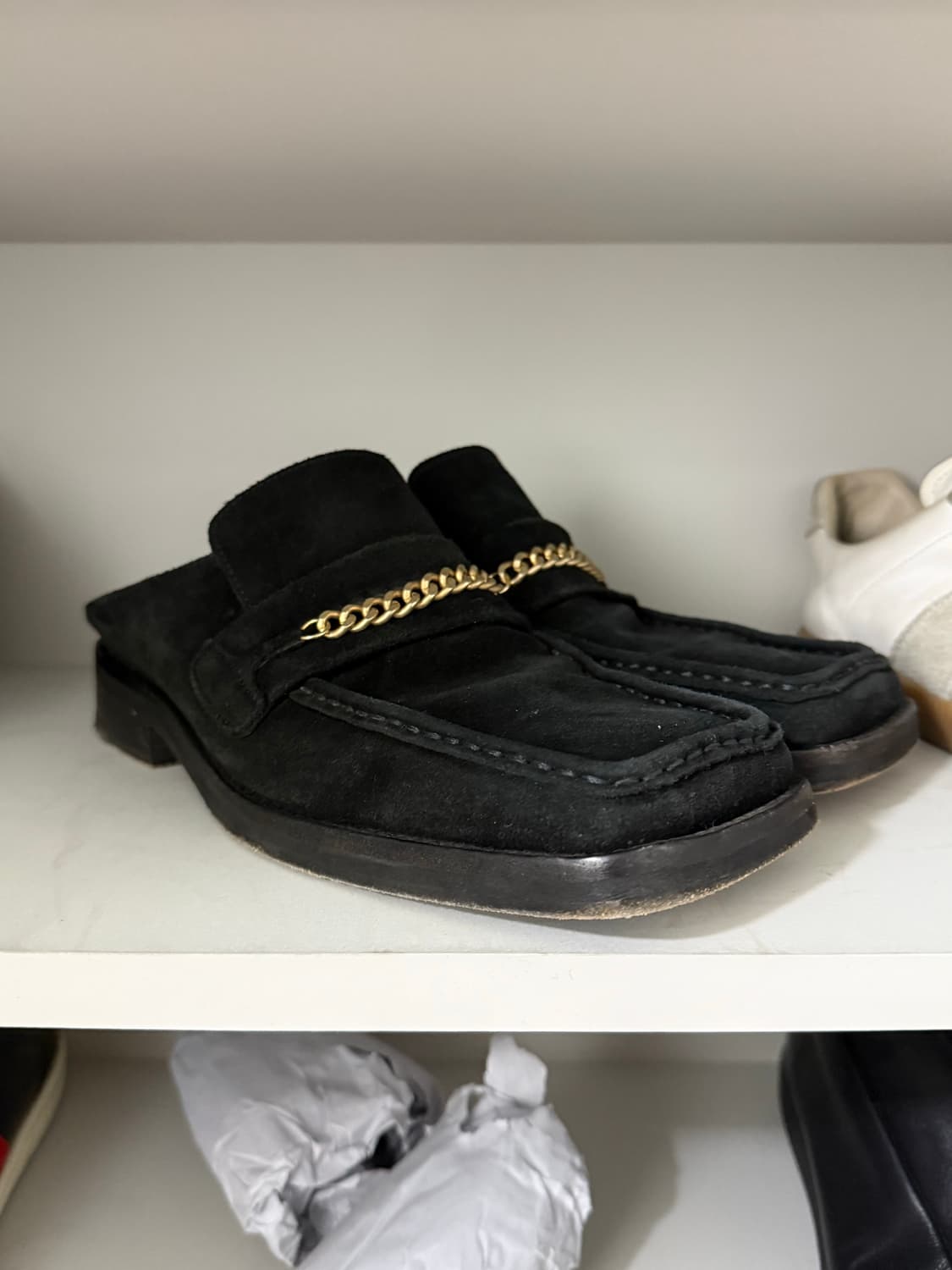 마틴 로즈 스웨이드 체인 뮬 40 상품이미지2