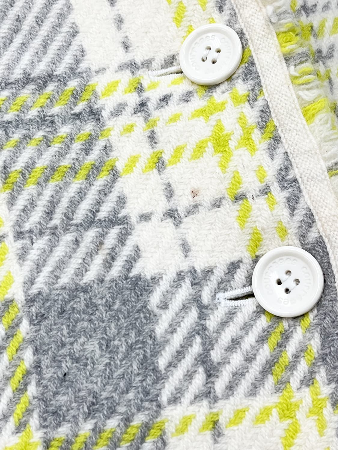 꾸레쥬 체크 랩 스커트 상품이미지8