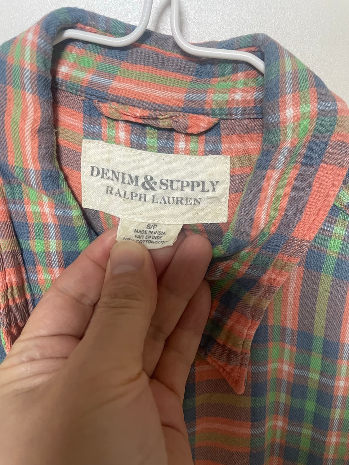 폴로 라프로렌 플란넬 웨스턴 셔츠 S 상품이미지3