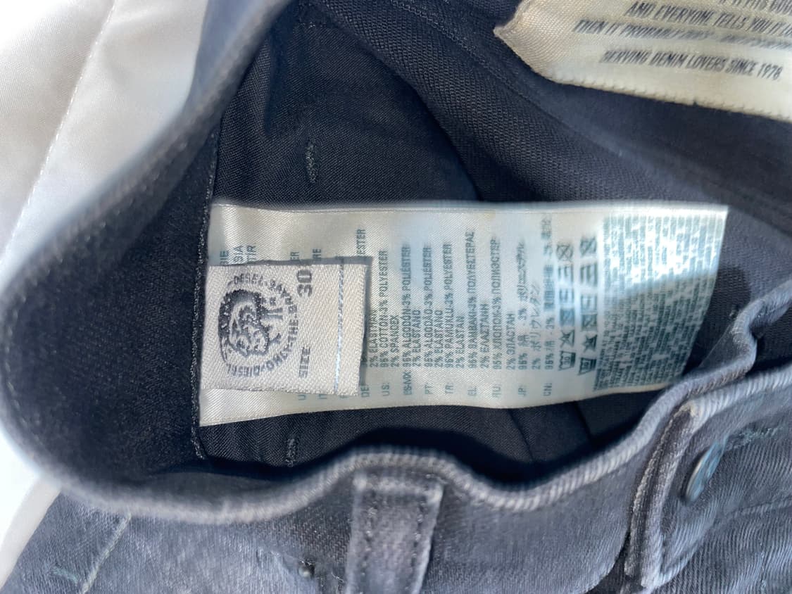 디젤 D-Strukt 슬림핏 데님팬츠 W30L32 상품이미지8