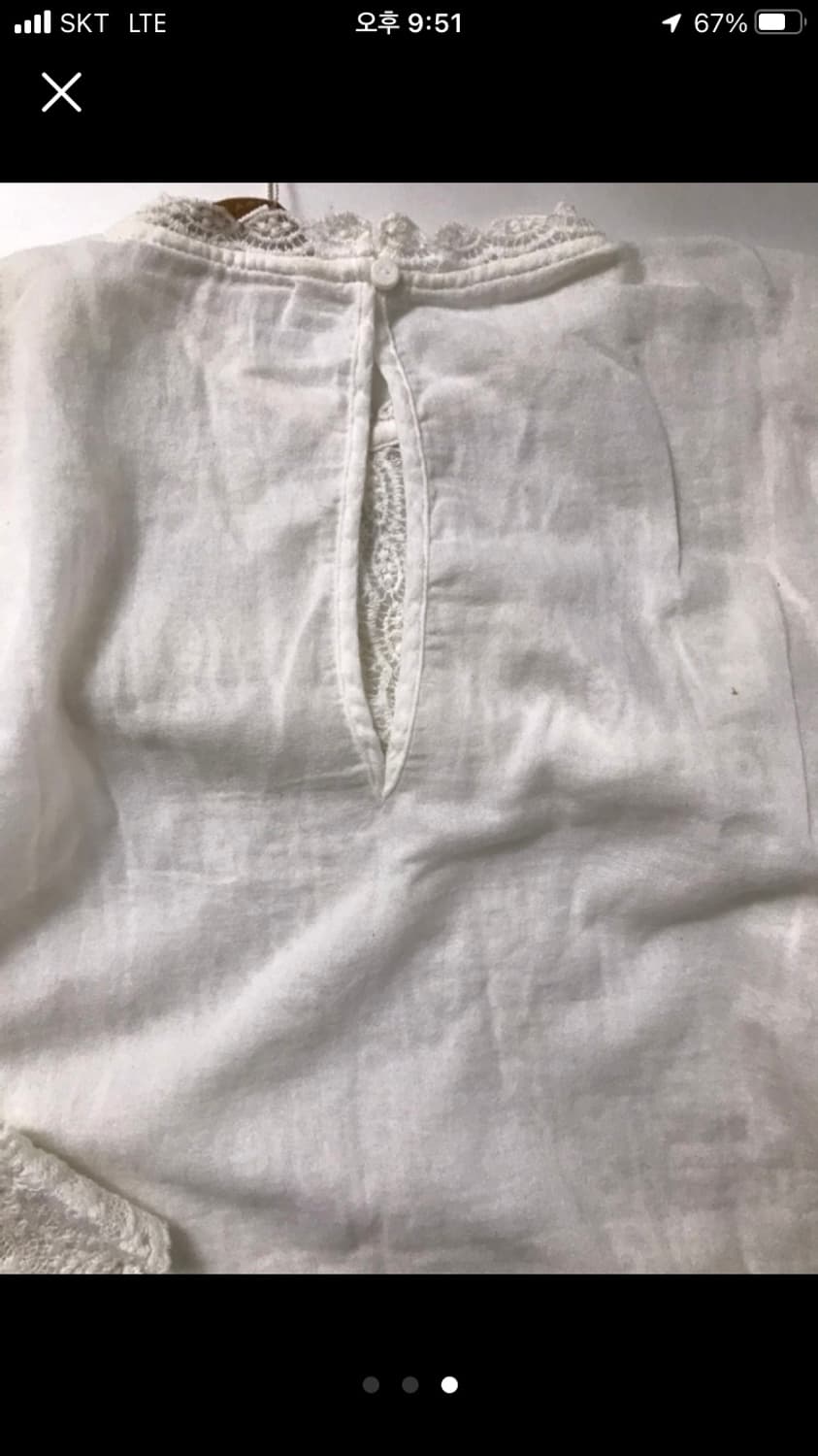 zara 크러쉐 면 탑 새것  상품이미지3