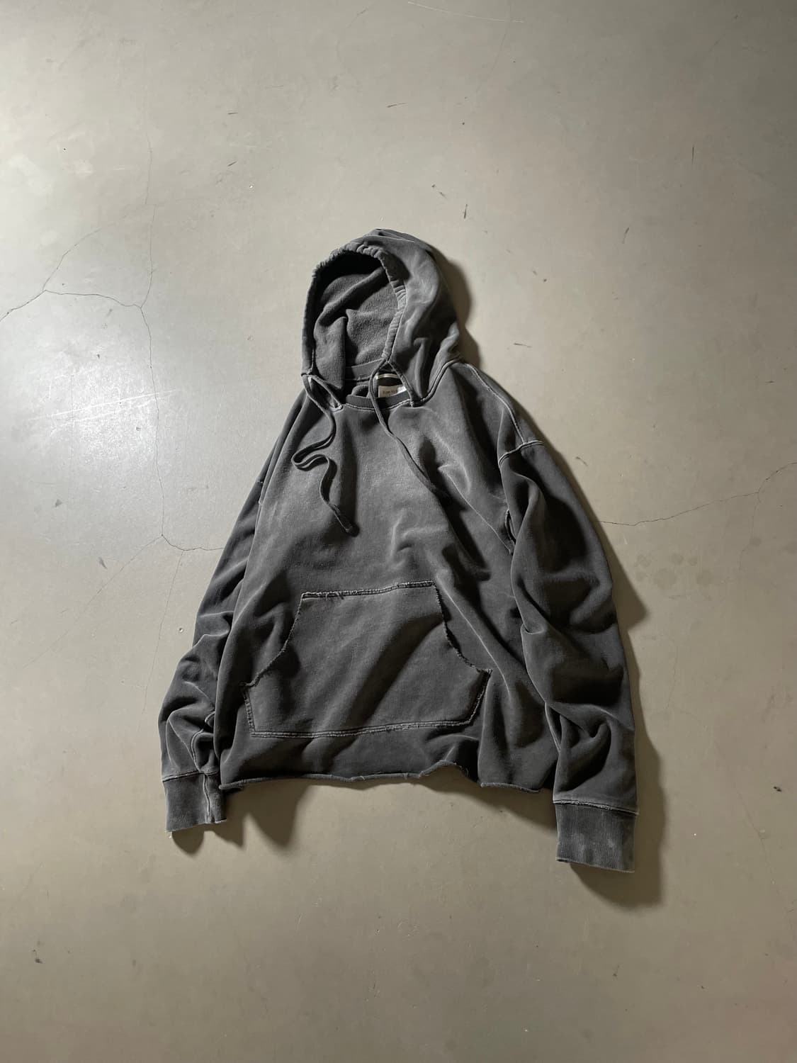 KZ Atelier Vintage Washed Number Hoodie 상품이미지2