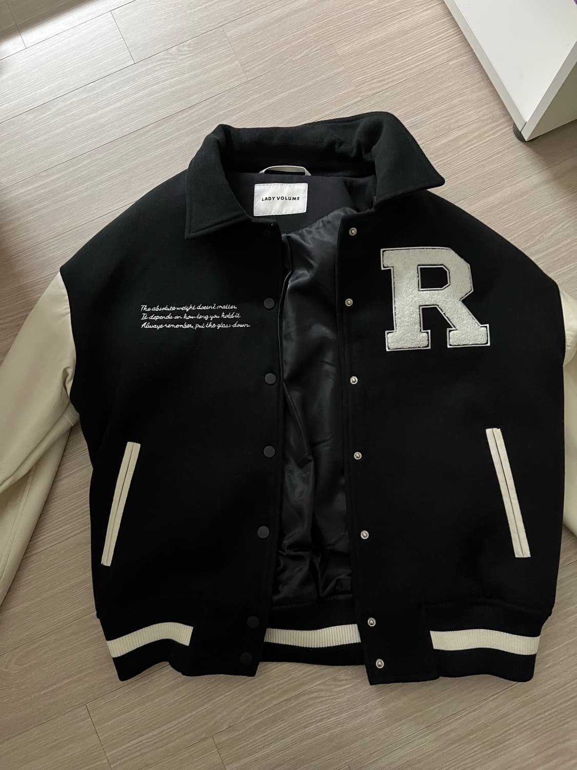 레이디 볼륨 바시티 자켓 상품이미지4