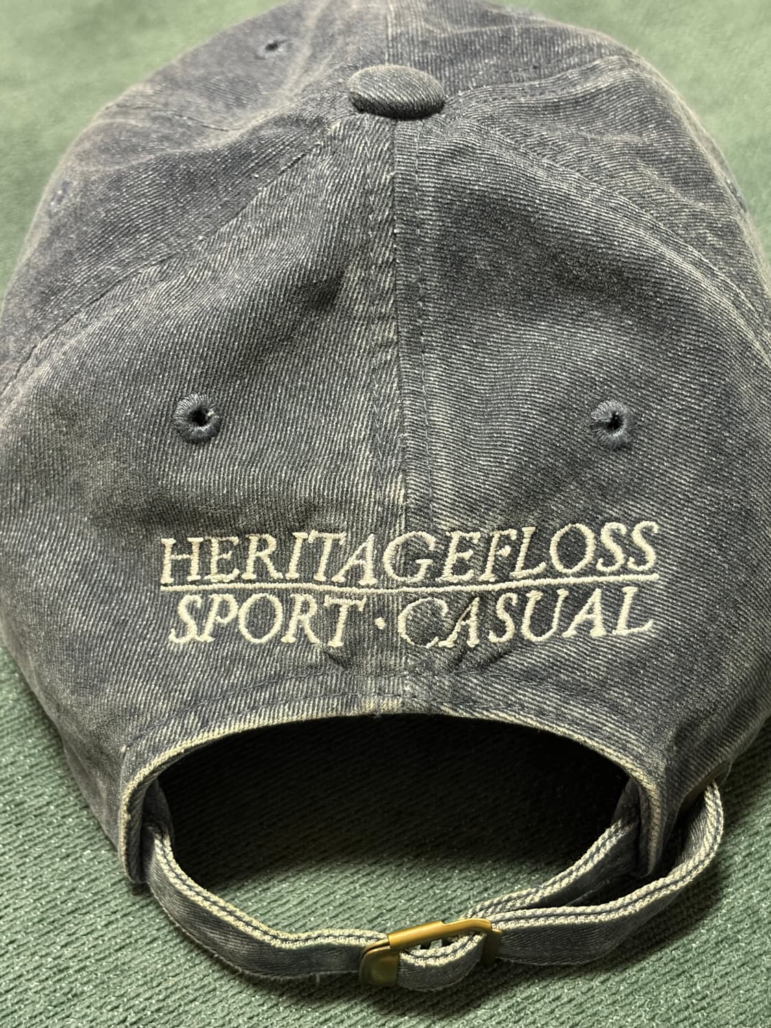 헤리티지 플로스(Heritagefloss) 피그먼트 볼캡 상품이미지4