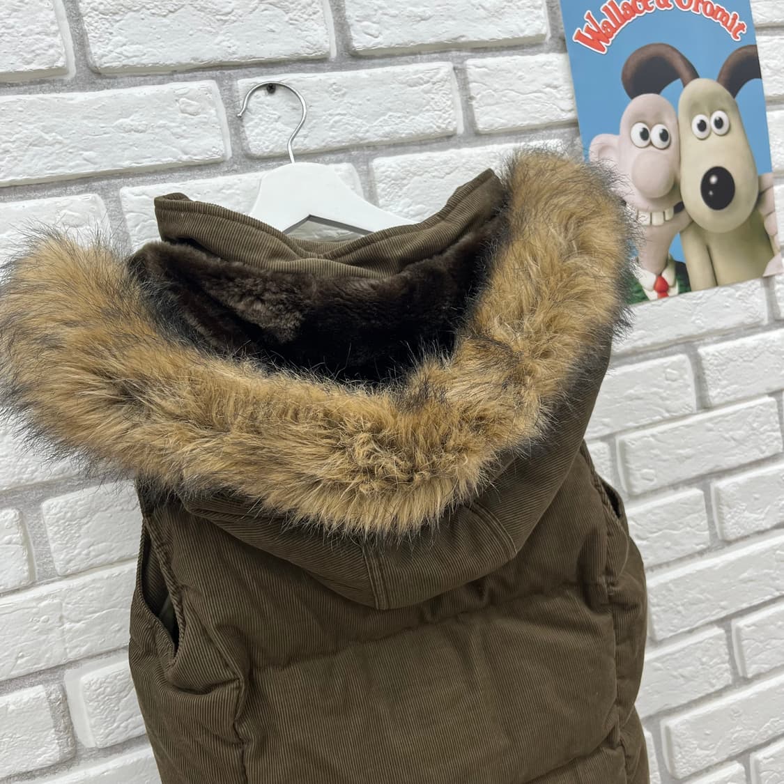 폴로진스 여성 코듀로이 패딩 조끼-S 상품이미지5