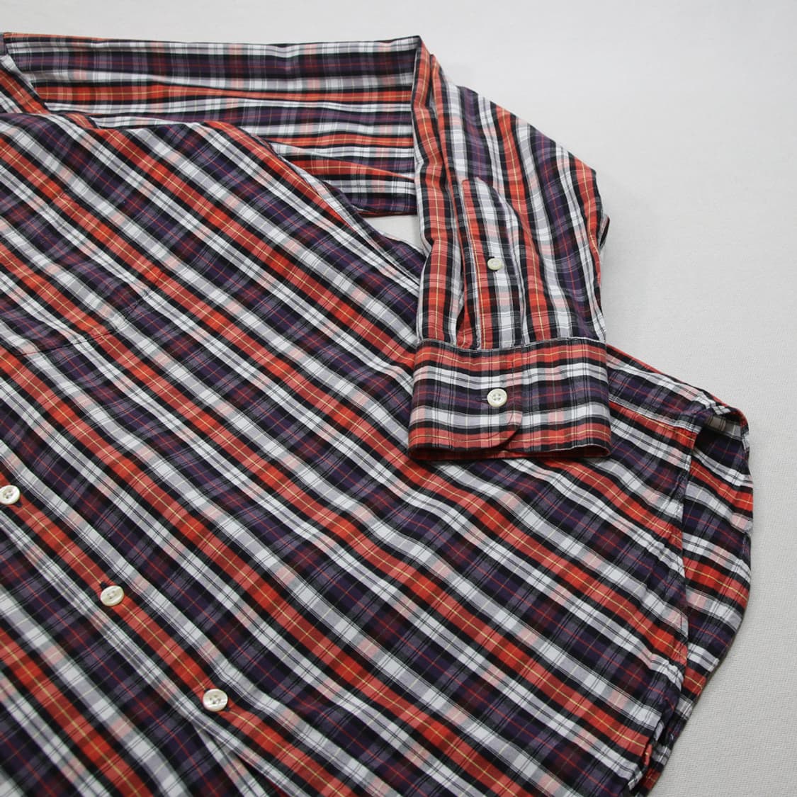 (착용컷) J.CREW 체크 셔츠 (남성용 105) 상품이미지6