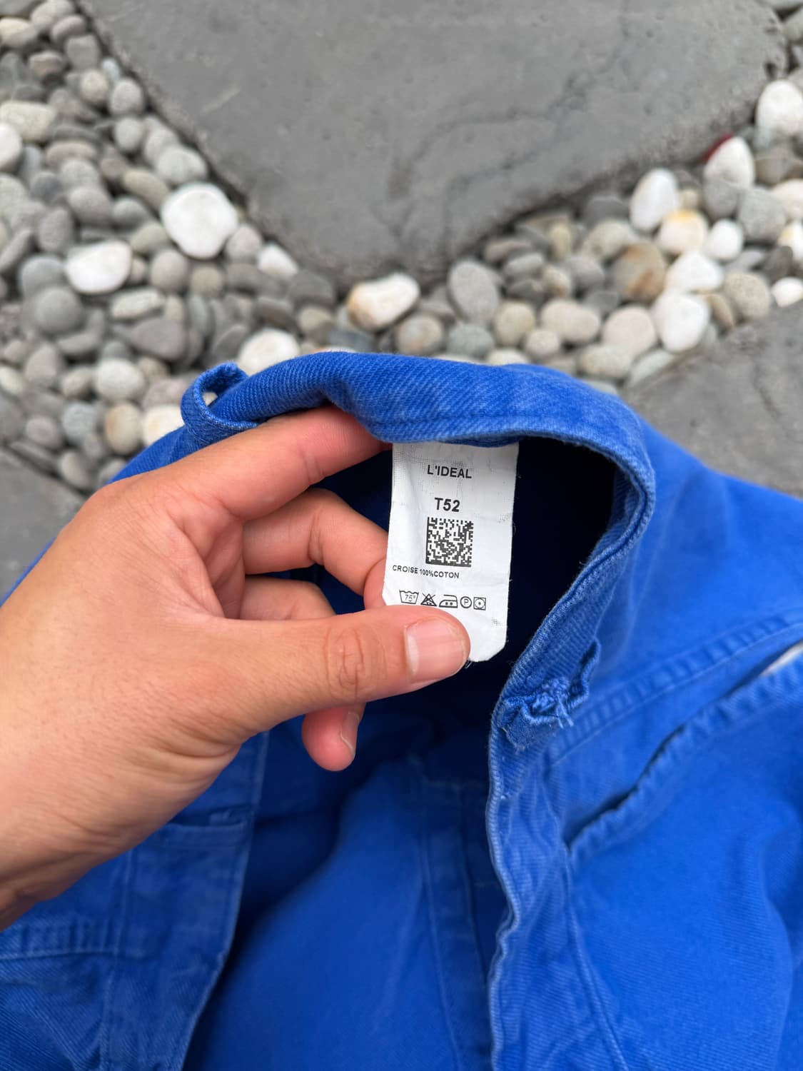 1990s FADED WASHED BLUE WIDE 프렌치워크팬츠 상품이미지7