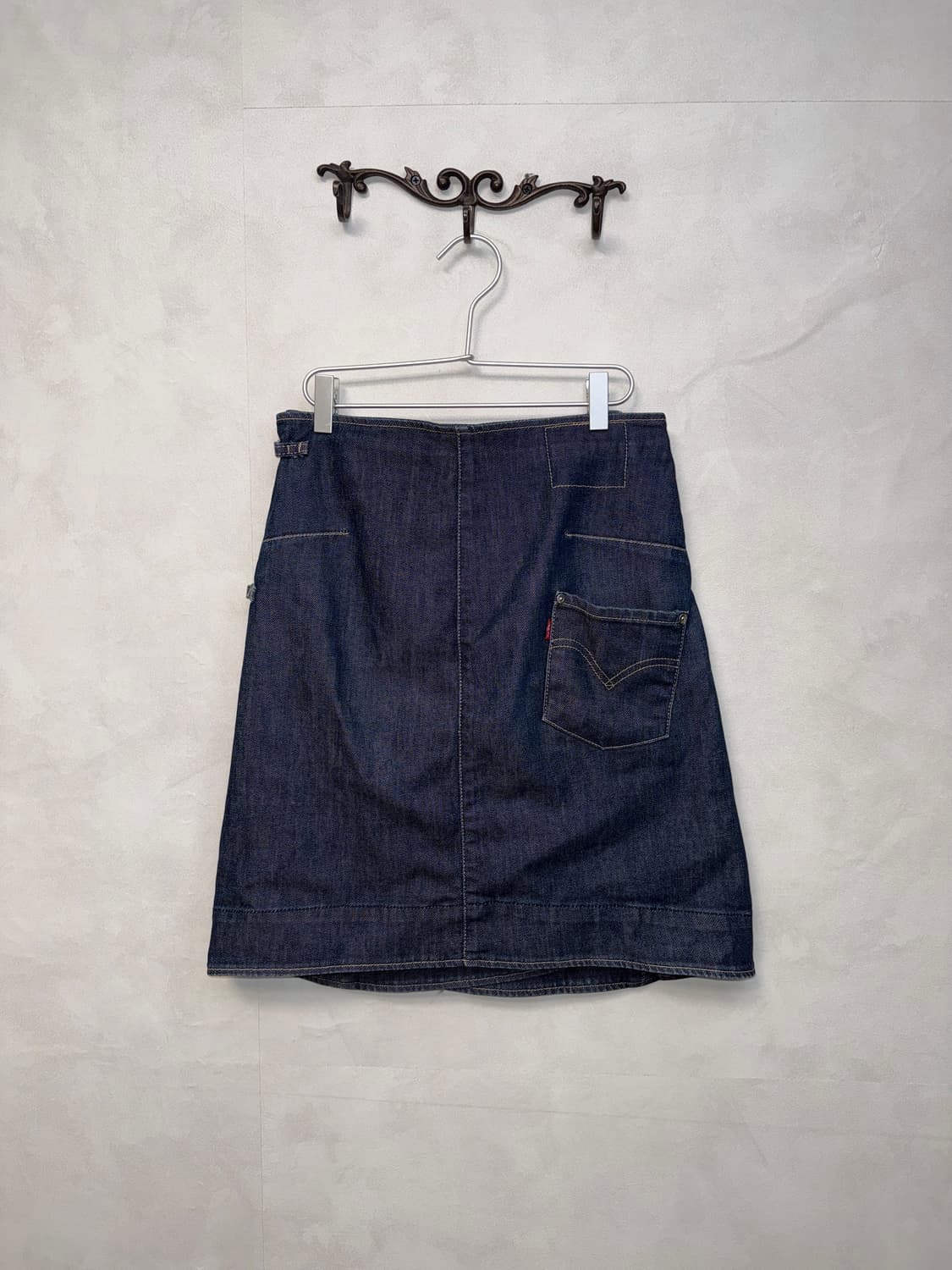 Levi’s engineered jeans denim wrap skirt 상품이미지4