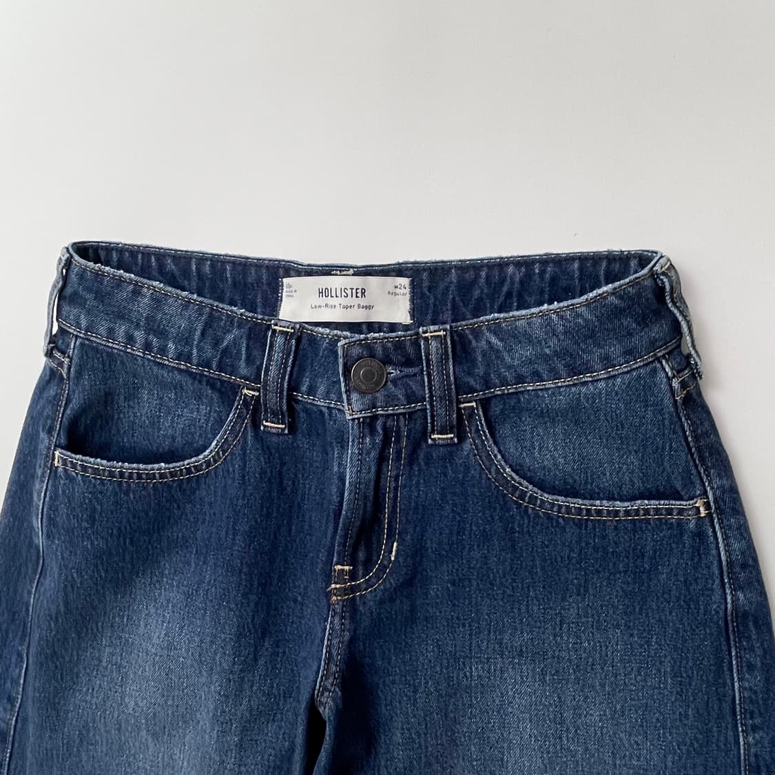 [holister] 홀리스터 로우라이즈 테이퍼드 데님 (24) 상품이미지3