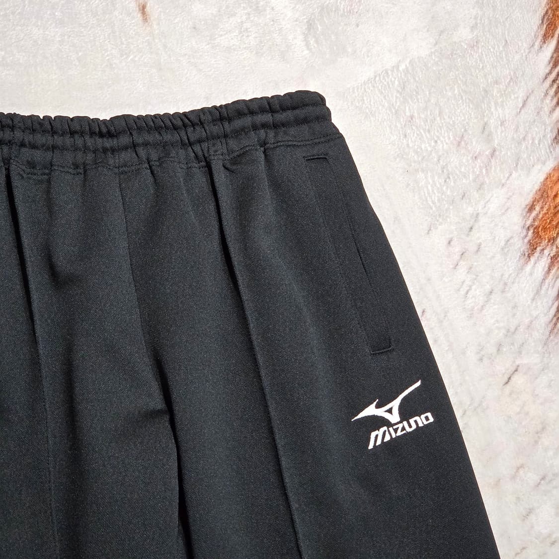 재팬 미즈노 블랙 트레이닝 팬츠 상품이미지2