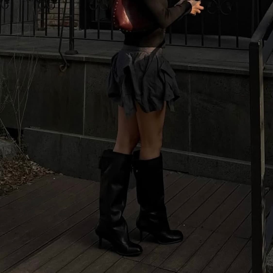 자라 레더 와이드 앵클부츠 38 상품이미지8