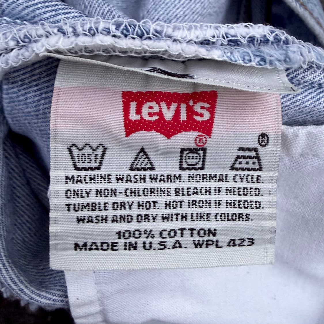 90s 리바이스 501 연청 데님 made in USA (30) 상품이미지6
