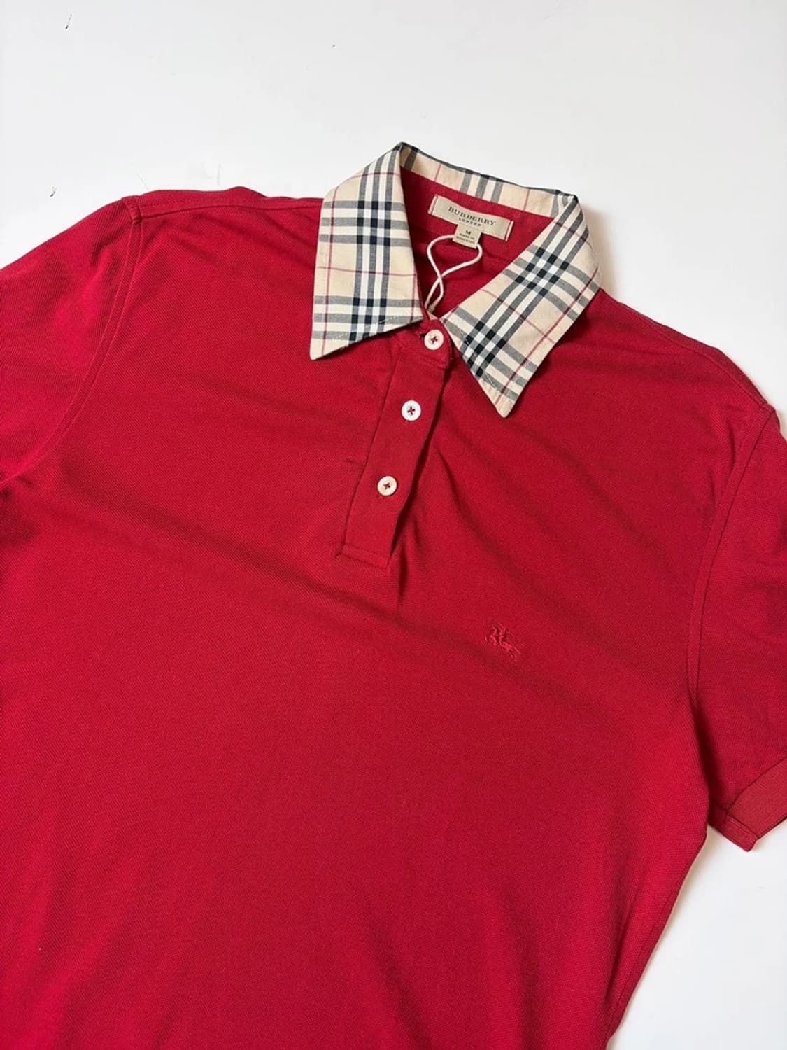 버버리 런던 노바체크 카라 반팔 티셔츠 PN9573 상품이미지2