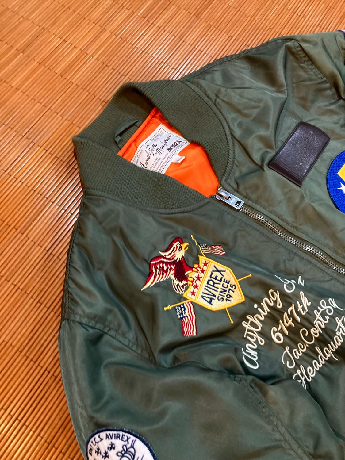 L-2 5th 에어포스 모스키토클럽 플라이트 봄버 상품이미지4