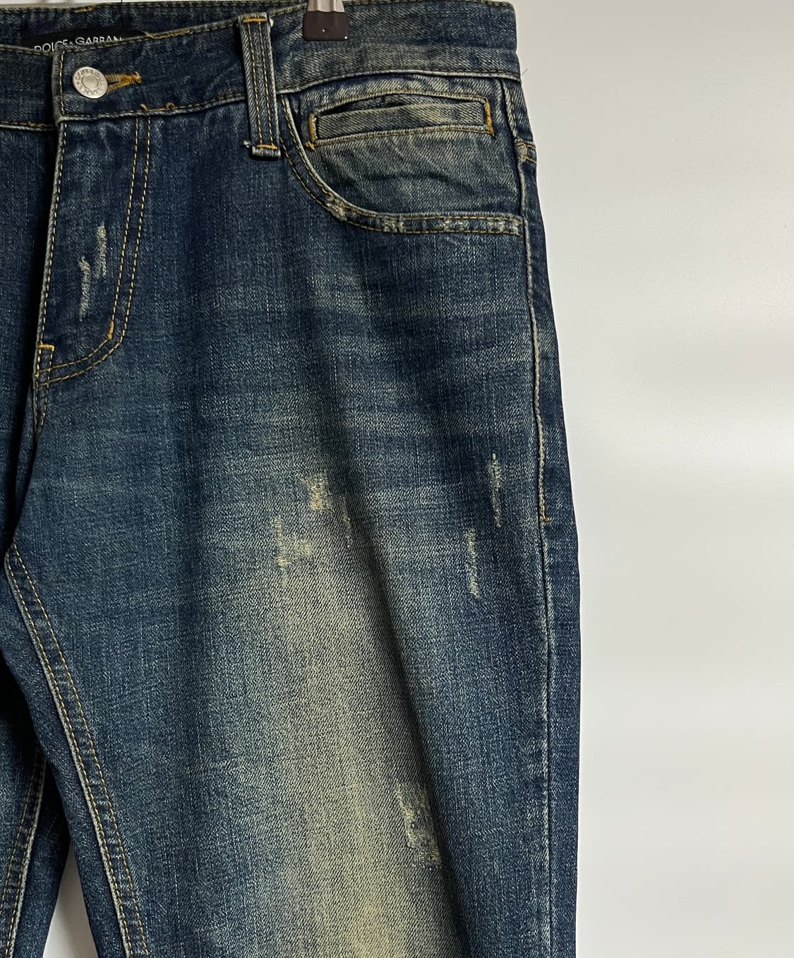 돌체앤가바나 세미와이드 워싱 데님 청바지 33 상품이미지3