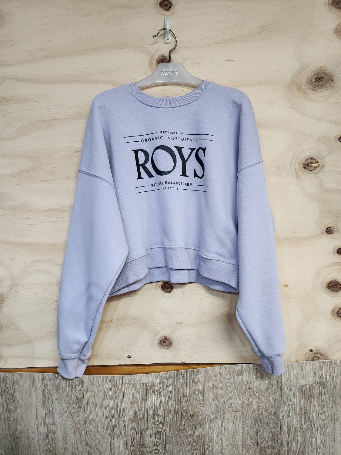 180) 여성 크롭 맨투맨 상품이미지1