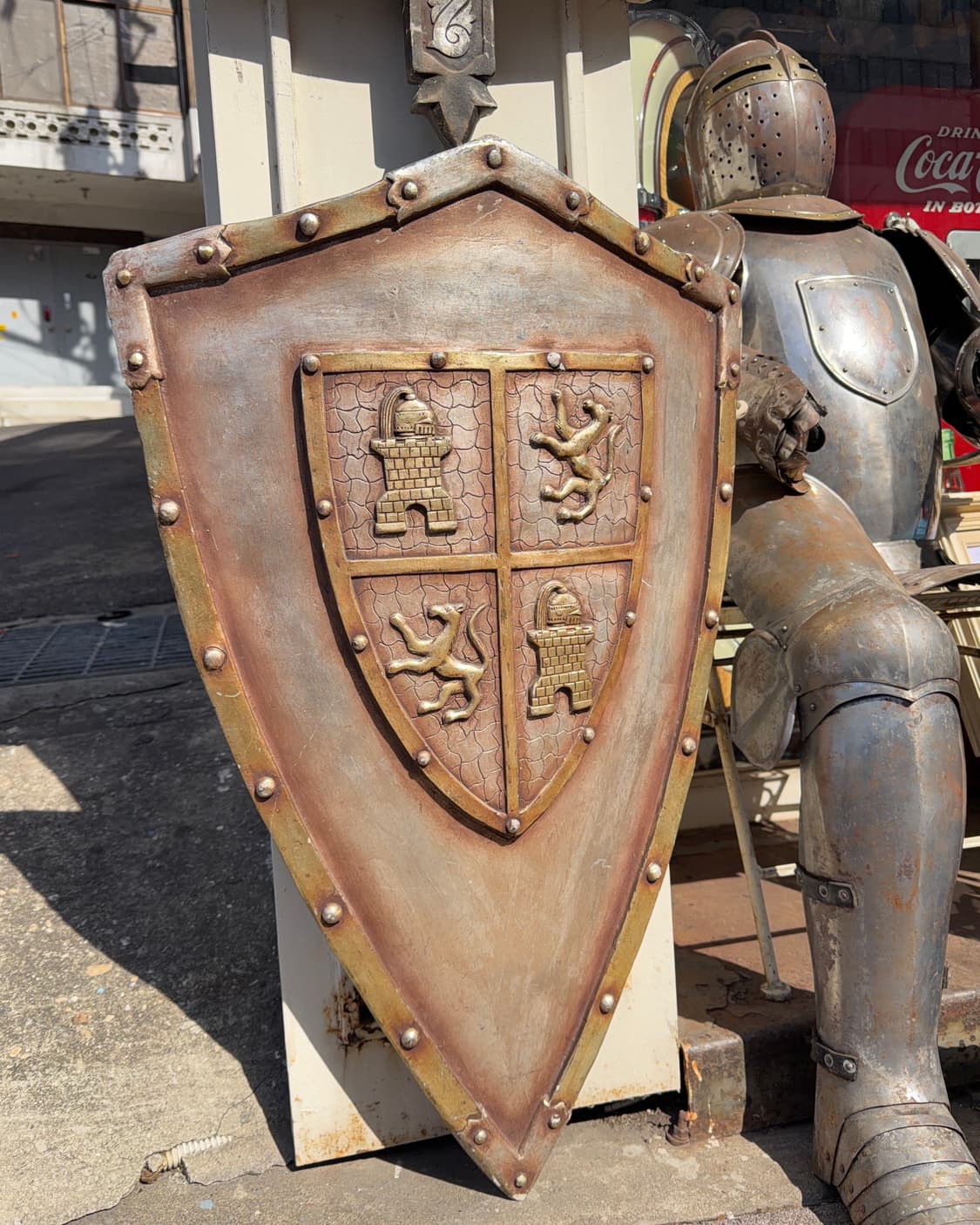 빈티지 소품 방패 조형물 상품이미지1