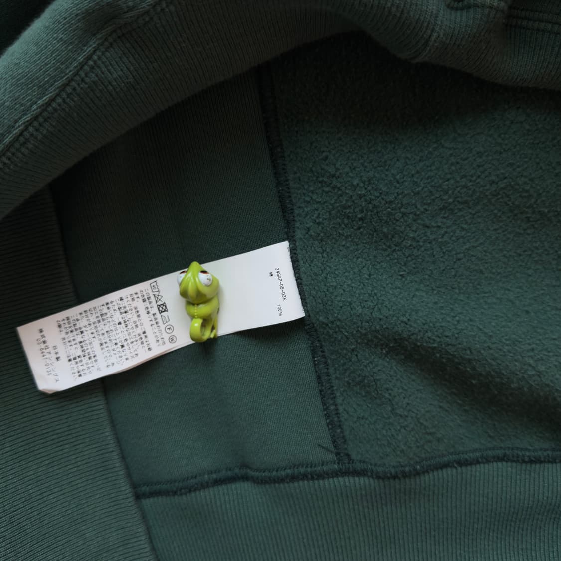 [3] 아프레쎄 24SS 빈티지 하프집업 스웨트 그린 상품이미지7