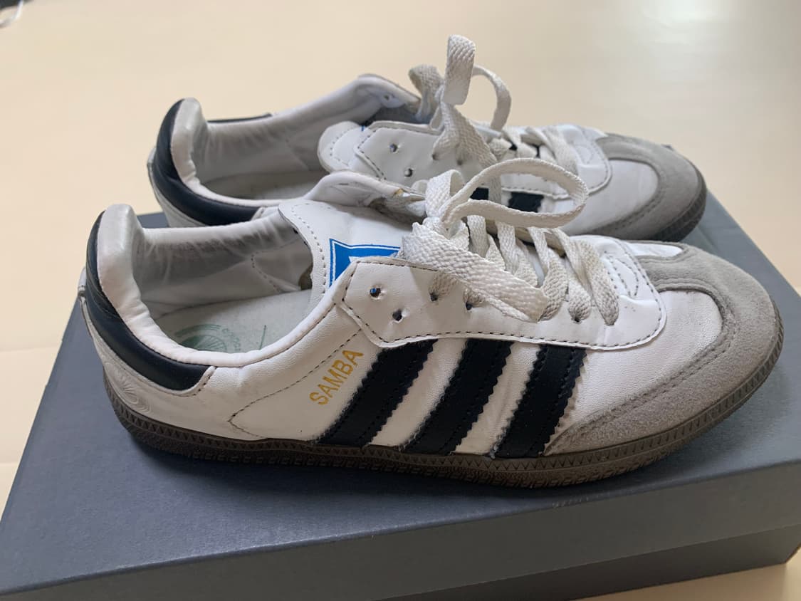 아디다스 삼바 비건 화이트 245 상품이미지3