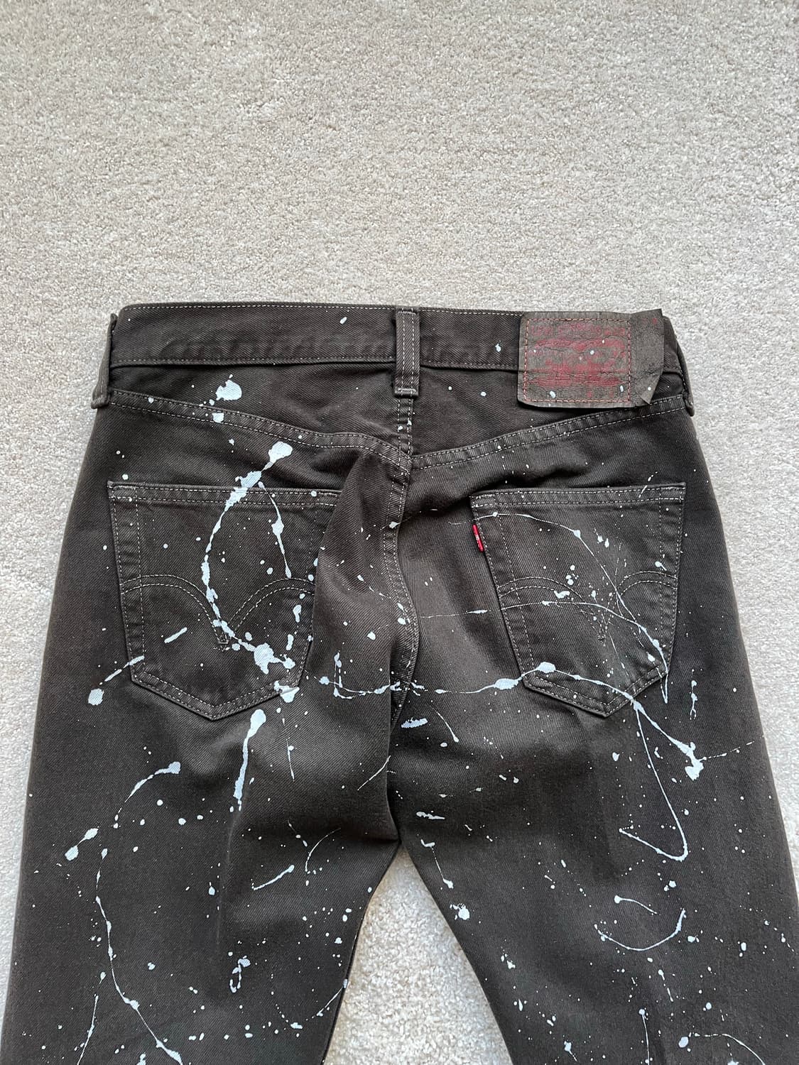 리바이스 501 페인팅 데님 브라운 (29-30) 상품이미지9