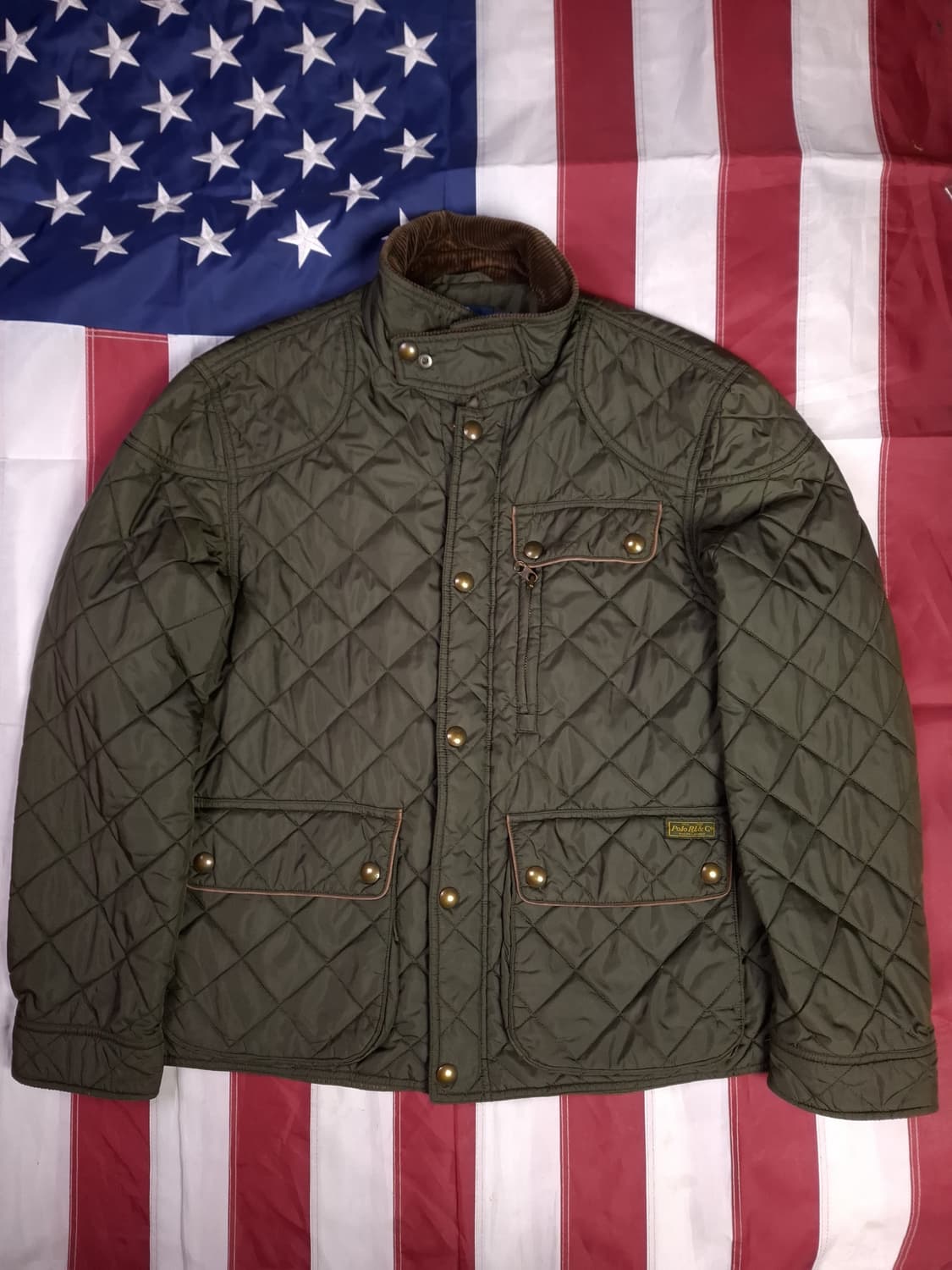 새제품급 오리지날 랄프로렌폴로 퀼팅 자켓 상품이미지1