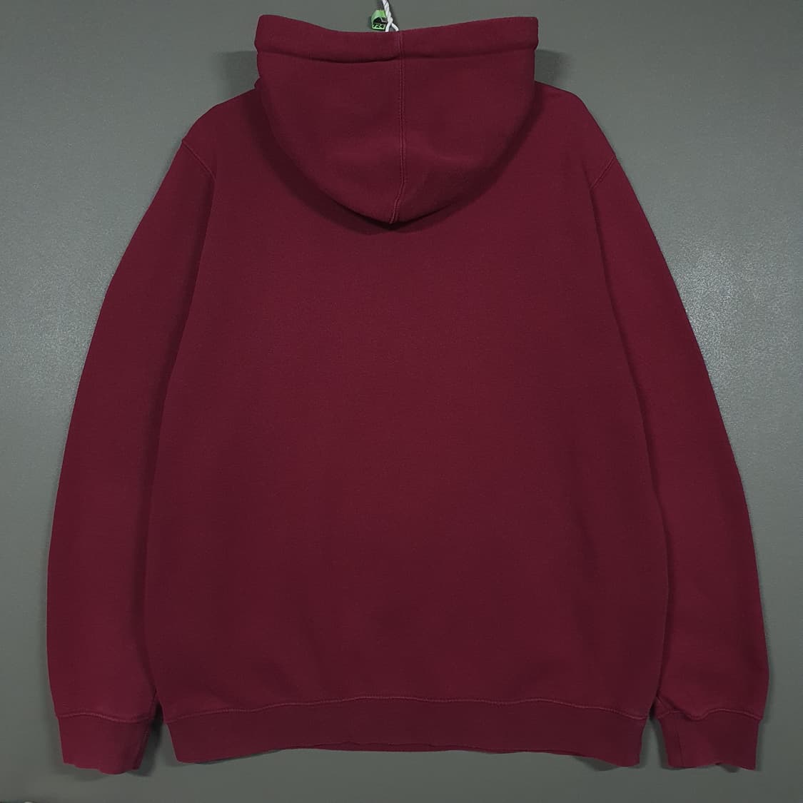 실측 L) Stussy 스투시 빅로고 오버핏 후드티 버건디 레드 후디 상품이미지9