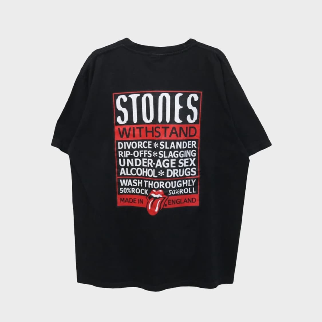 00'S 롤링스톤즈 프린팅 반팔 티셔츠 65149 상품이미지3