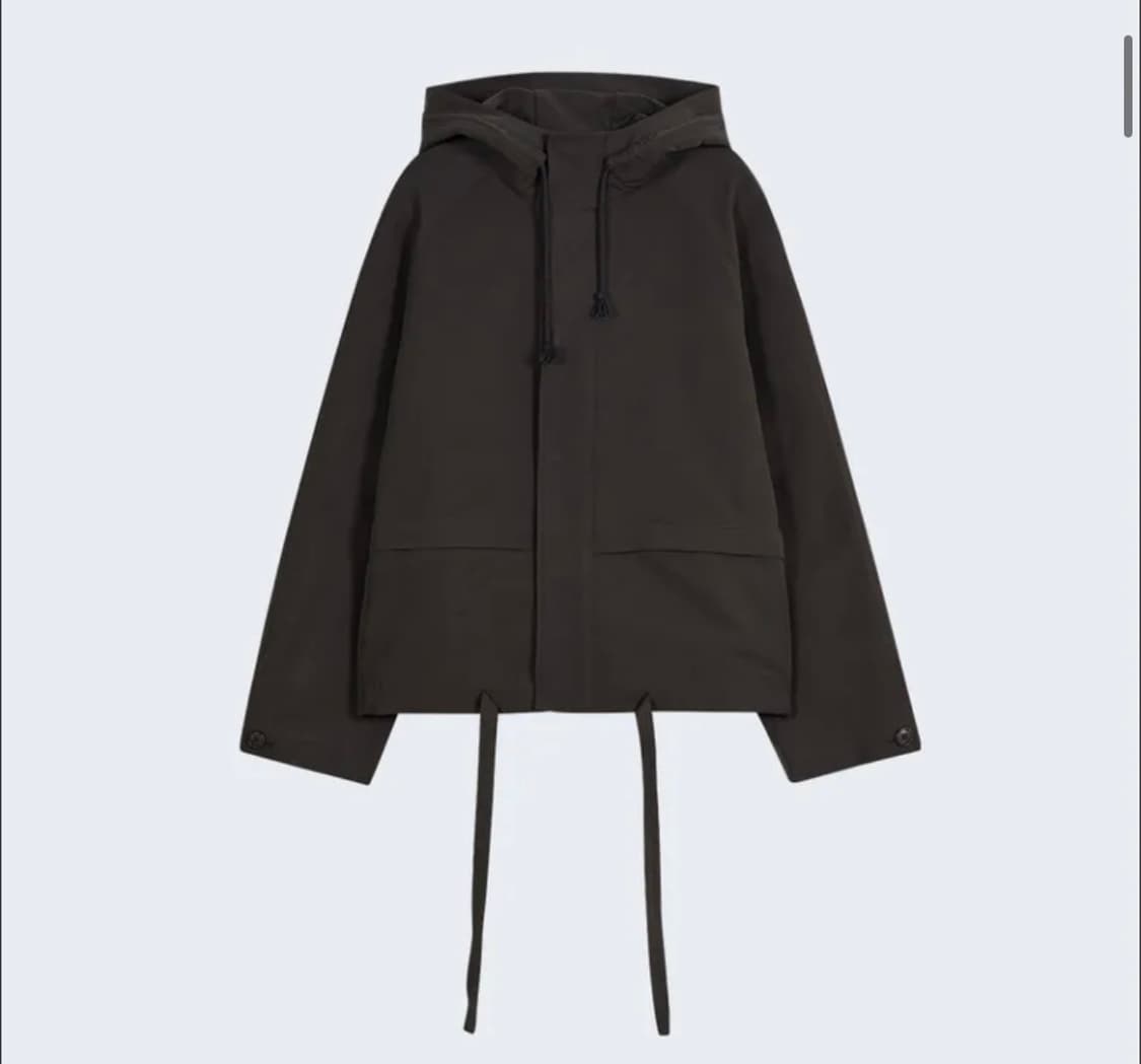 Hidden Pocket Hooded Jacket [Charcoal] 상품이미지1