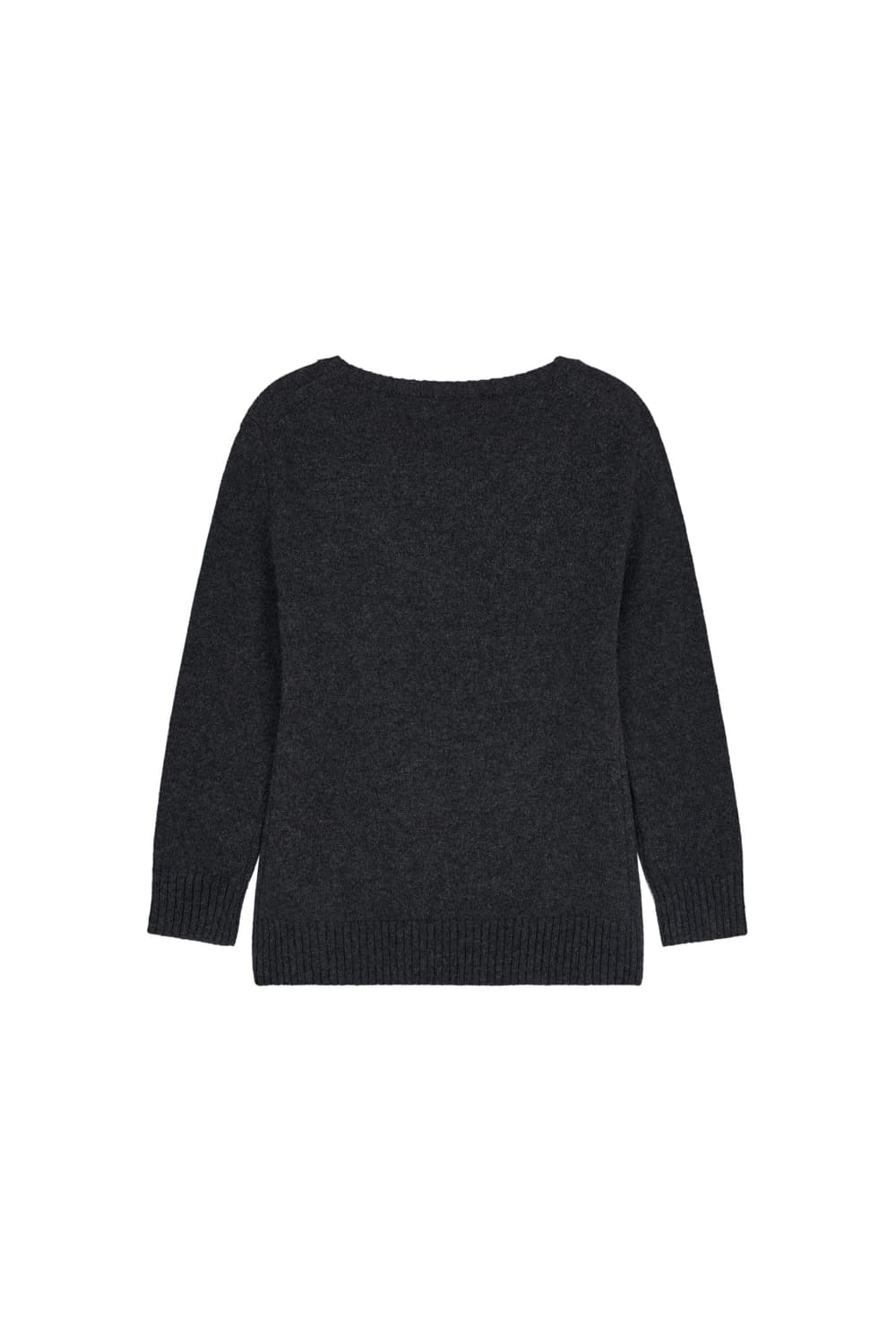 repos ALPACA V-NECK KNIT (CHARCOAL) 상품이미지4