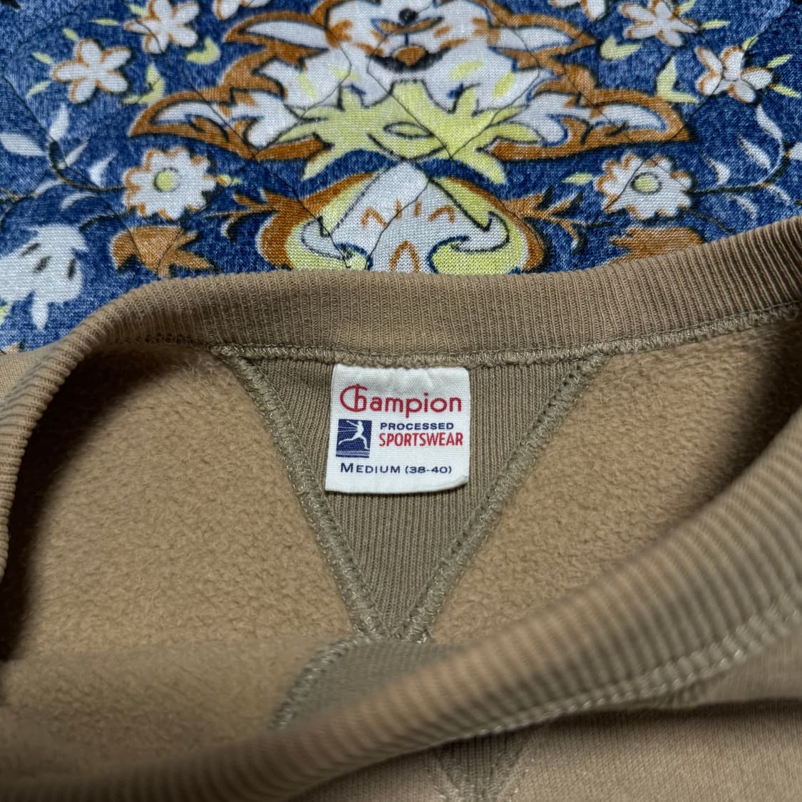 챔피온 재팬 로체스터 스웻셔츠 베이지 상품이미지3