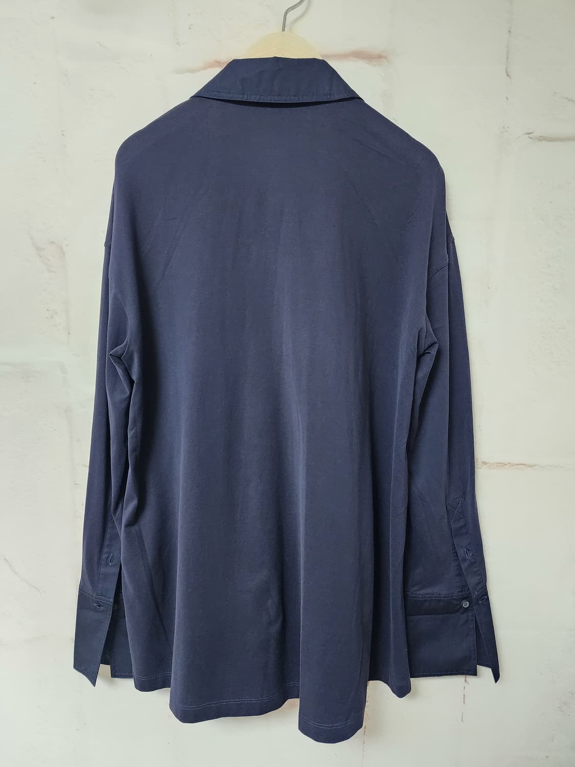 COS 코스 네이비 블라우스 셔츠 상품이미지4