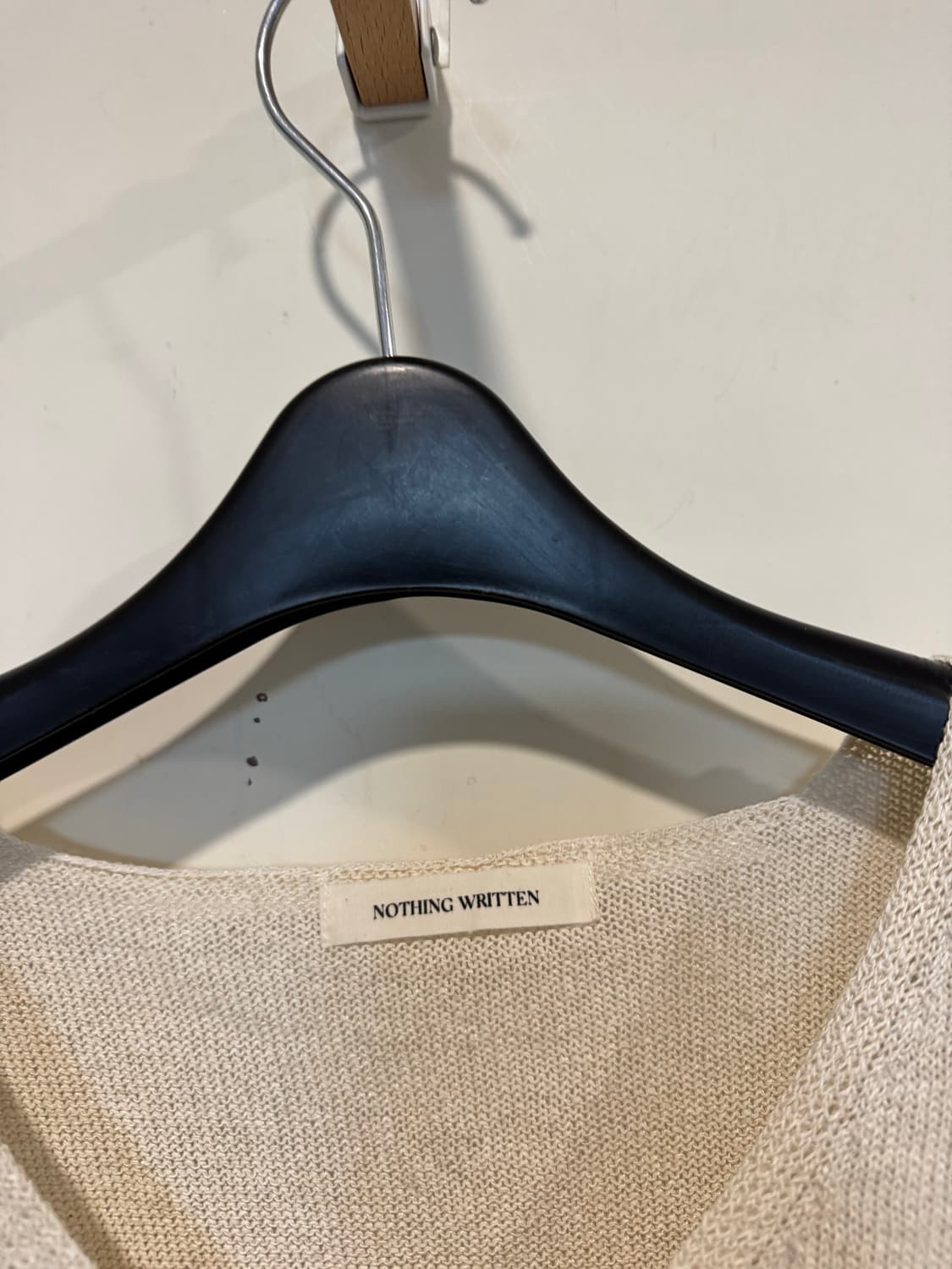 낫띵리튼 페이퍼 슬리브리스 탑 상품이미지3