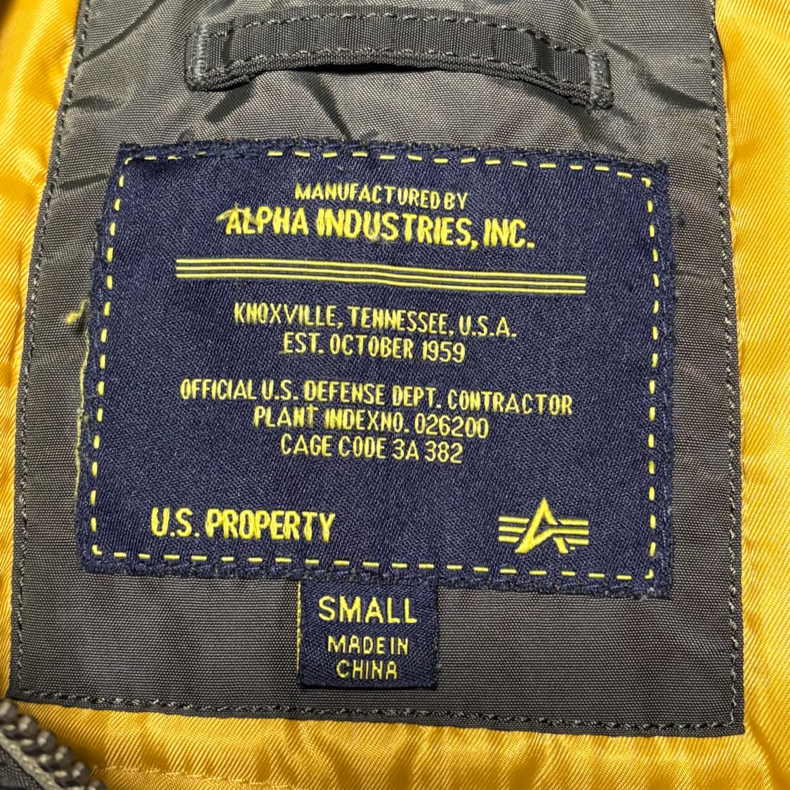 S 알파인더스트리 레이어드 B-15 봄버 자켓 상품이미지4