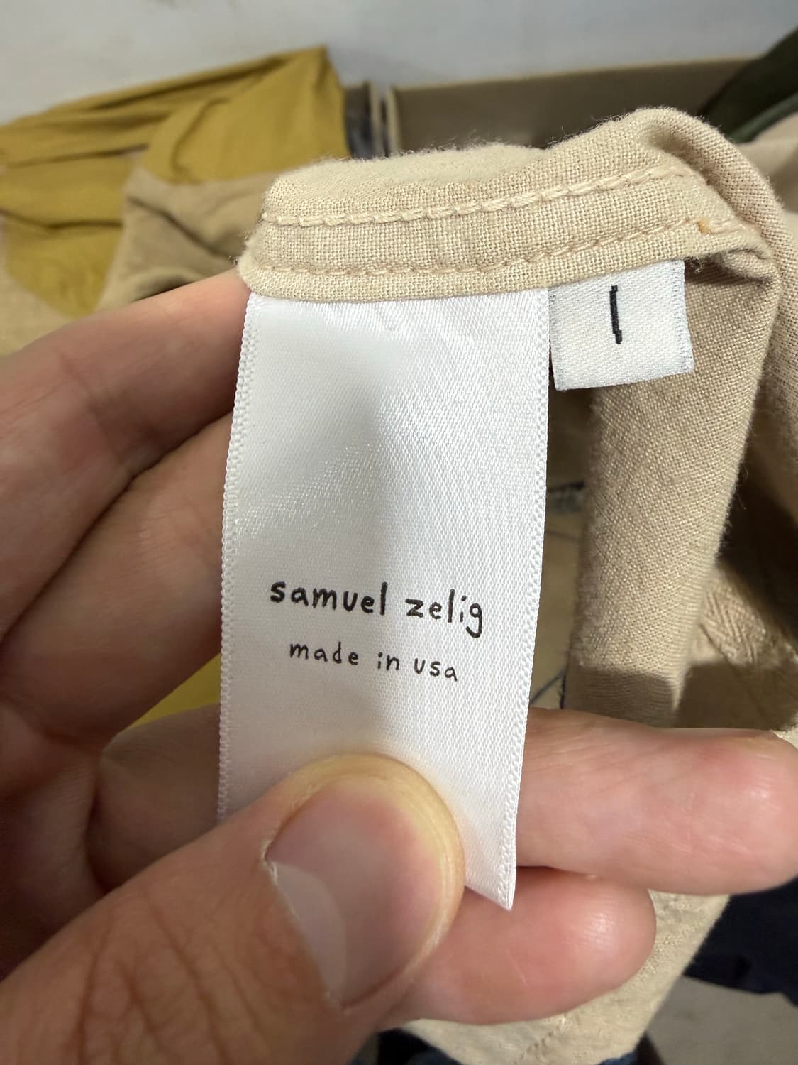 사무엘 젤리그 반팔 자수셔츠 1size (체감 L) 상품이미지3