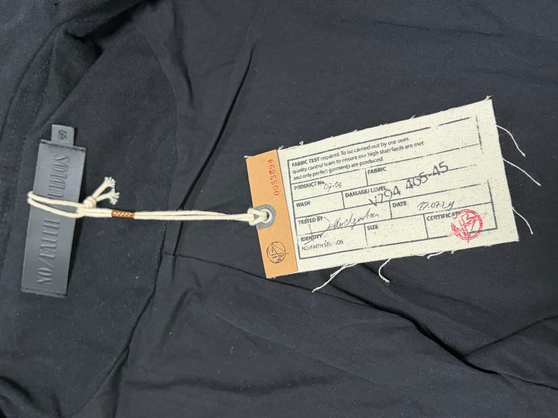 NO/FAITH STUDIOS MOLESKIN JACKET BLACK 상품이미지8