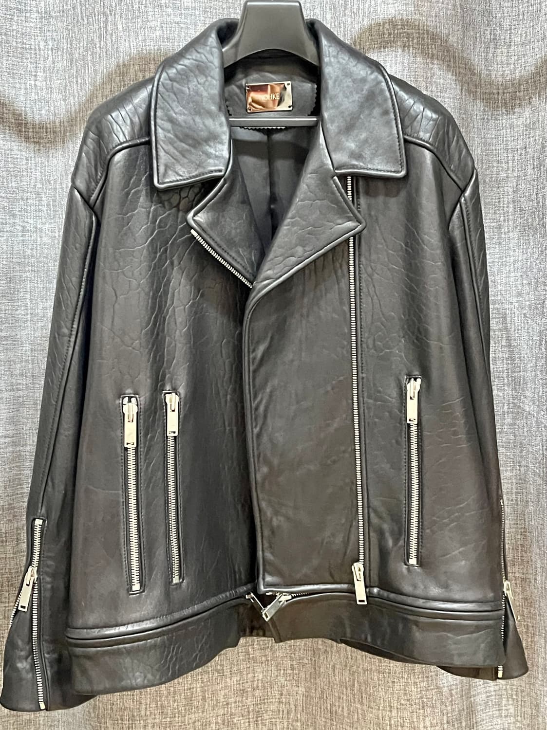 노케(NOHKE) 에콘 레더 에디션 램스킨 자켓 블랙  (M/38) 상품이미지3