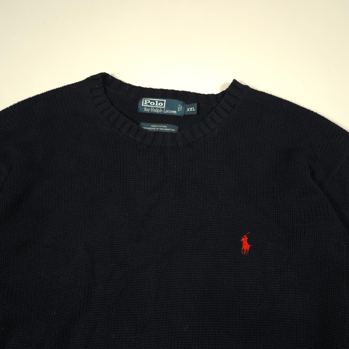 폴로 랄프로렌 네이비 오버핏 니트 상품이미지2